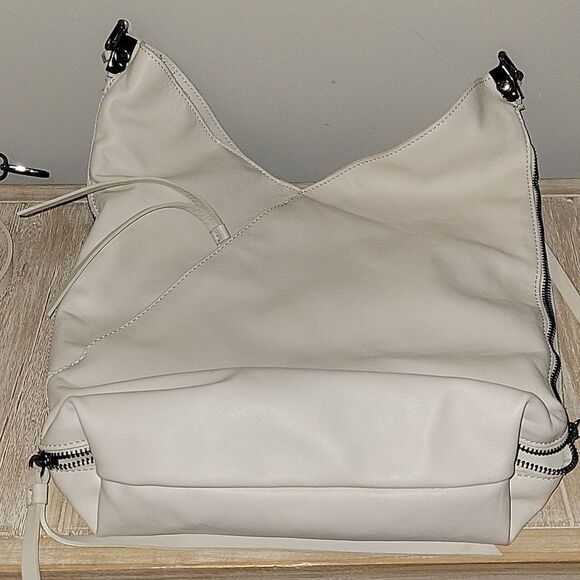 Laura Di Maggio convertible Bag Crossbody Shoulder  Off White Italian leather - Picture 4 of 11